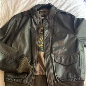 Avirex A-2 aviator leather jacket